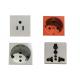 Wall Mounted Metal Electrical Power Socket For Pendant / BHU Bed Head Unit