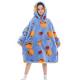 BSCI Anti Pilling Wearable Blankets Pajamas Lazy Oversized Pullovers For Kids