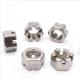 Carbon Steel Zinc Galvanized Hexagon Slotted Nut M10 M12 Din 935