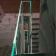 Modern Home Tempered Glass Staircase Clear Customized Size