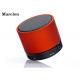 Metal FM LED Music Bluetooth Speaker , Bluetooth Music Player High - End Stereo