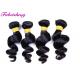 Tangle Free Virgin Brazilian Wavy Hair Extensions Thick Bottom 100g / Pieces