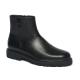 BRUNO VIERO Black Anti Skid Mens Leather Casual Boots