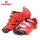 Nylon Breathable Road Cycling Boots Geometry Design Body High Pressure