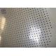 Durable Round Perforated Metal Sheet , Plain Weave Decorative Perforated Sheet