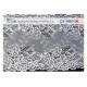 White Stretchy Cotton Nylon Lace Fabric Trim For Wedding Dress CY-HB0198