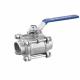 Silver Stainless Steel 201 304 316 Butt Weld Ball Valve with Manual Handle Control NPT BSP BSPT