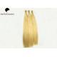 Long Lasting 613# Golden Blonde Flat Tip Hair Extensions With Full Ending