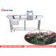 Food Processing Industrial Metal Detector Conveyor Two Alarm Methods Needle