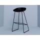 Dining Room Furniture High Bar Stools , Solid Wood Black Hay About A Stool