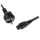 Black European Power Cord Universal Compatibility With Most Household Appliances