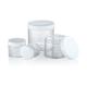 30ml 50ml 100ml 200ml Plastic Empty Jar Transparent Cream Jar with Collar Material PS