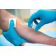 FDA approved medical blue examination powder free disposable nitrile gloves