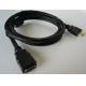 Black 1.4 HDMI Cable Gold Plated M/F,Support 3D 1M,1.5M,3M,5M 1080p HDMI Cables