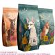 Custom Pet Food Moisture-Proof Ziplock Flat Bottom Pouch Dog Treats Pla Packaging Bag