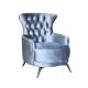 Multifunctional Modern Single Seater Chair Velvet Sofa Breathable