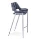 201 Brushed Stainless Steel Frame 76cm High Top Bar Chairs