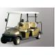 Champagne Color 4 Seater Golf Cart Electric Vehicles With 3.7kw KDS Motor
