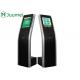 Freestanding Queue Management System Ticket Dispenser With IR Touch Screen