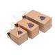 Custom Made Stand Up Kraft Cardboard Boxes For Retail Store 10*10*15cm Size
