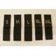 100 woven size labels sizes (S-XXL) mixed packs