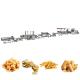 Food Grade Stainless Steel Fried Snack Production Line Fish Duck Bugles Shape