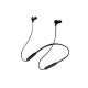 130mAh Black Magnet Wireless Bluetooth Sport Earbuds 150 Hours Standby Time