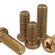 DIN7985 Brass Phillips Cross Recessed Round Pan Head Machine Screw