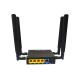 Black 4g Lte Wifi Router 300Mbps Chip MT7620A With Sim Card Slot