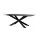 Marble Top Dining Table with Stainless Steel Legs Sintered Stone Dining Table Furniture