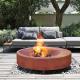 Wood Burning Large Weathering Steel Fire Pit Outdoor Fire Bowl 600mm-1500mm