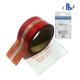 Single Sided Adhesive Security Seal Tape , Red Tamper Evident Tape