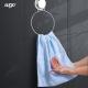 Stainless Steel Bath & Kitchen Towel Round Holder Suction Mounted Bath Towel Ring Height