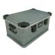 Anodize Outdoor Metal Aluminum Alloy Lunch Car Folding Boxes grey Camping Cargo Storage Kitchen Camping Box
