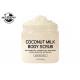Milk Coconut Skin Care Body Scrub Contain Dead Sea Salt Almond Oil And Vitamin E