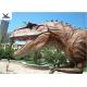 Lifelike Professional Outdoor Dinosaur Statues Coin Operated In Theme Park