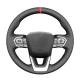 Hand Sewing Black Leather Steering Wheel Cover for Lexus RX350 NX350 2016-2021 Year