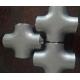 Unusual Size DN15-DN1200 Carbon Steel Cross Seamless SCH20 Four Way Pipe Fitting