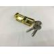 70mm(35*35) Single Zinc Cylinder with 3 iron normal keys Surface finish GP with Knob