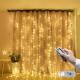 3M LED Curtain Fairy Lights Remote Control USB String Lights Christmas Decoration For Home Bedroom Wedding Party Holiday