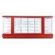 Supermarket Open Multideck Open Chiller Refrigerating Showcase Europe Type