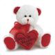 Personalized Cute Valentines Day Stuffed Bears Small Plush Toys for Girls