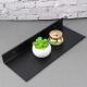 2mm Thickness Matte Black Floating Shelves for Storage and Decoration Sample Offered