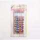Plastic Non-sharpening Pencil  with 9 colors with blister card packing for kids