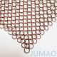 Copper Chain Ring Mesh Curtains Interior Drapery 10mm