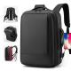 Stylish Functional Tear Resistant Solar Powered Backpack In Active Men