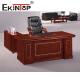 Supervisor'S Office Furniture Desk Wood Veneer Top Clear Texture Waterproof Paint