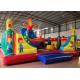 Outdoor Big Party Pendulous Inflatable Fun City 8 X 7m 0.55mm Pvc Tarpaulin