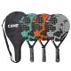 Beach Tennis Racket  Carbon and Glass Tennis Paddle Racquets Lightweight