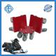 Strap On Snowmobile Caster Dolly Drivable 3 Pcs Silicone Wheels